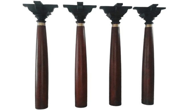 chettinad wooden pillars