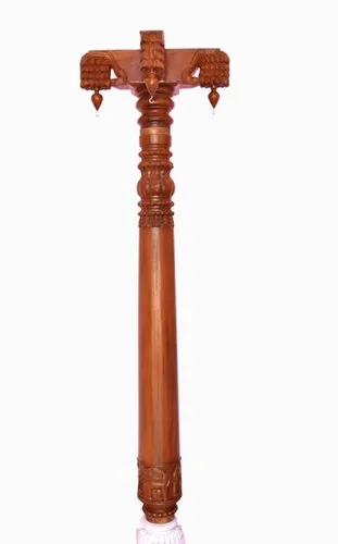 chettinad wooden pillars